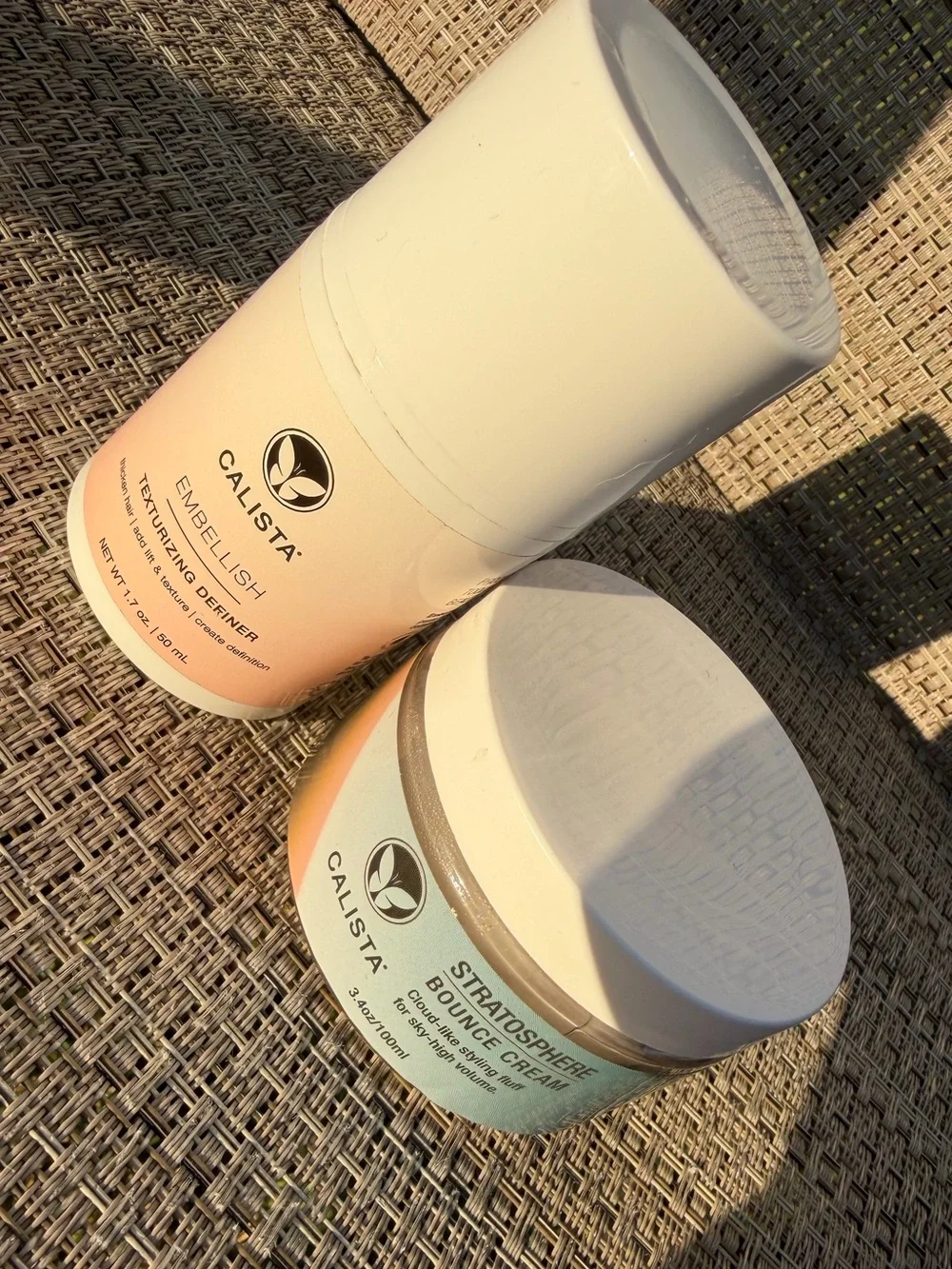 CALISTA Hair Styling Duo-Embellish Texturized Definer+Stratosphere Bounce Cream
